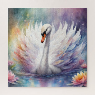 Puzzle Oiseaux arc-en-ciel Swan 1