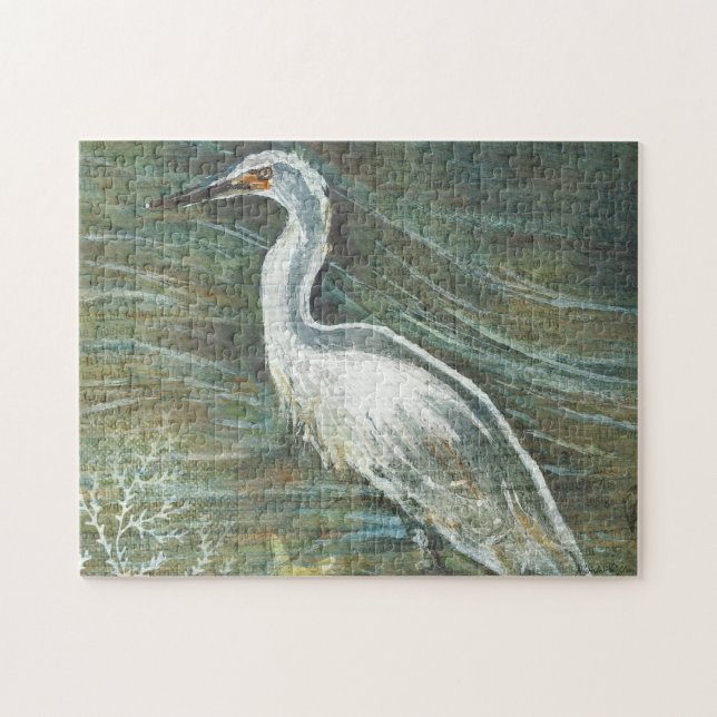 Puzzle Oiseaux Côtiers Aiguilles En Eau Art (Horizontal)