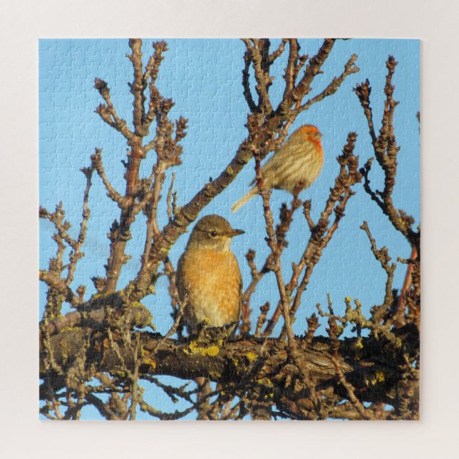 Puzzle - Oiseaux dans les branches (Vertical)