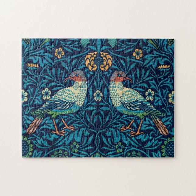 Puzzle Oiseaux de William Morris (Horizontal)