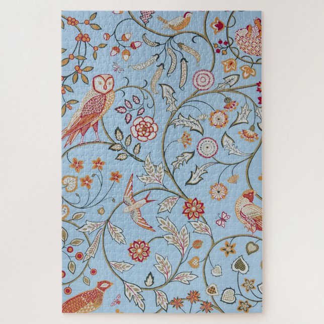 Puzzle Oiseaux et fleurs, William Morris (Vertical)