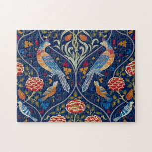 Puzzle Oiseaux et fleurs, William Morris