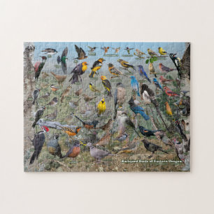 Puzzle Oiseaux jardins de l'est de l'Oregon
