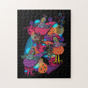 Puzzle Oiseaux lunaires