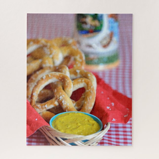 Puzzle Oktoberfest Beer Festival Stein et Pretzels (Vertical)