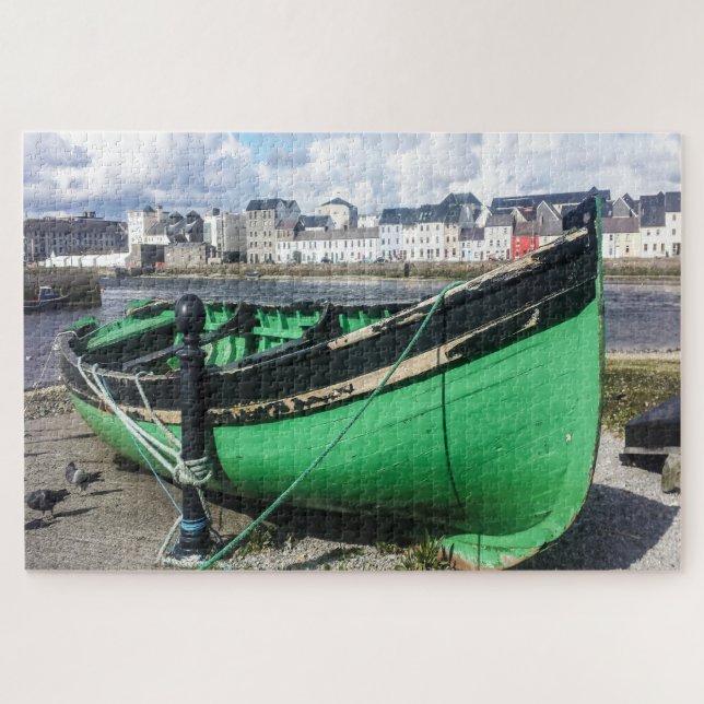 Puzzle Old Fishing Boat Galway Irlande. (Horizontal)