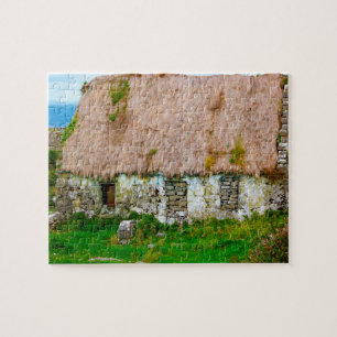 Puzzle Old Irish Cottage Galway Irlande.