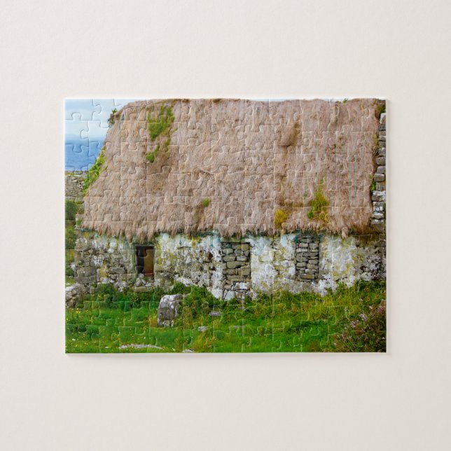 Puzzle Old Irish Cottage Galway Irlande. (Horizontal)