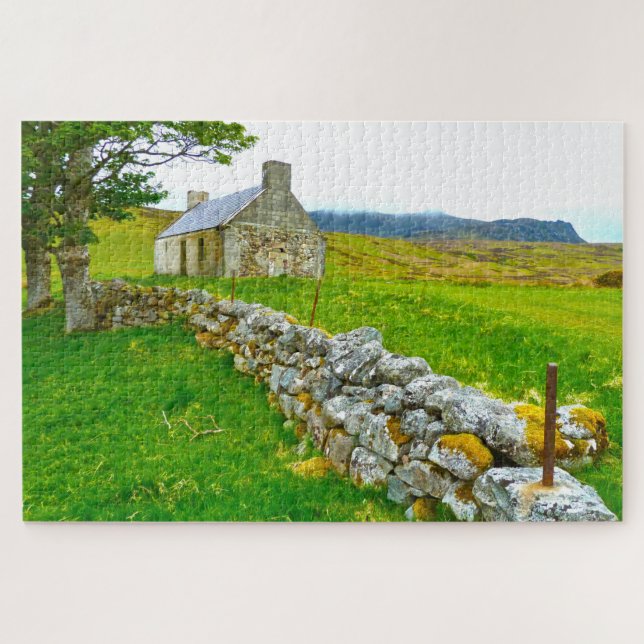 Puzzle Old Irish Cottage Galway Irlande. (Horizontal)