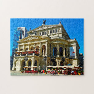 Puzzle Old Opera Monument Frankfurt Germany.