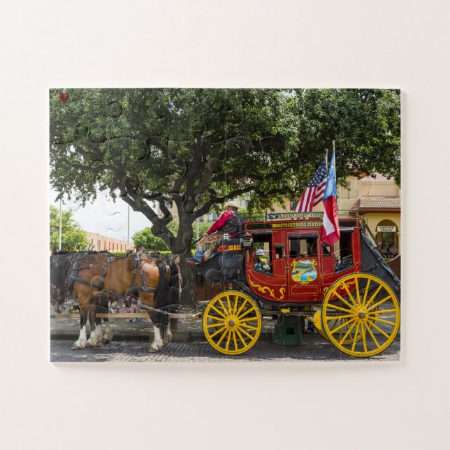 Puzzle Old Stagecoach Texas (Horizontal)