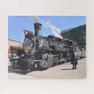 Puzzle Old Timer at the Silverton, Colorado, Train Stop