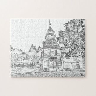 Puzzle Old Town Auburn Firehouse