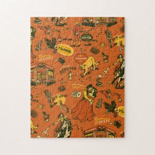 Puzzle Old West, Cowboys & Saloons