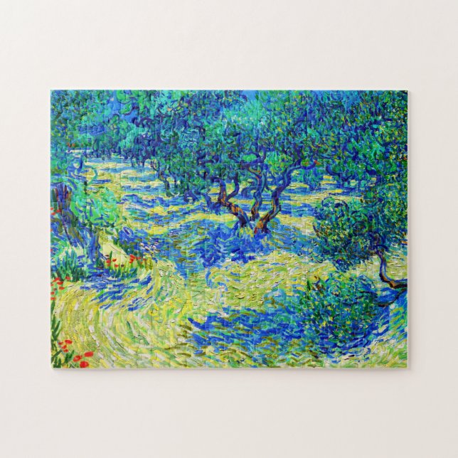 Puzzle Olive Grove par Vincent Van Gogh (Horizontal)