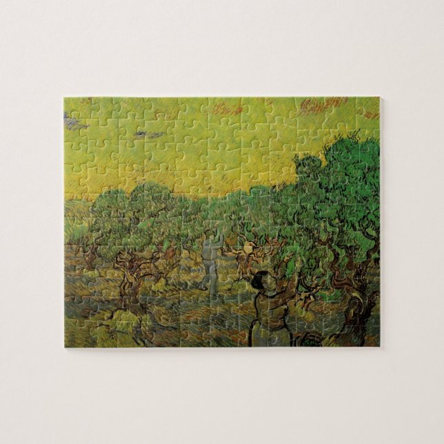 Puzzle Olivier Grove avec les chiffres de cueillette, Vin (Horizontal)