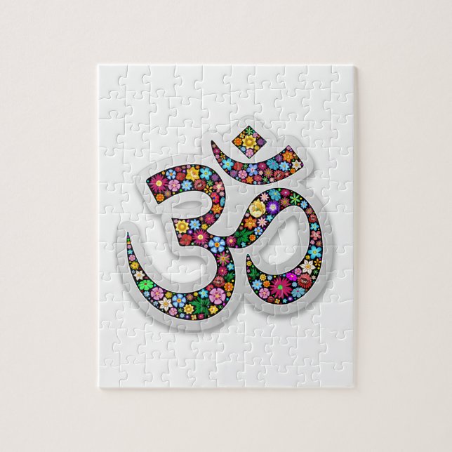 Puzzle Om Ohm Aum Namaste Yoga (Vertical)