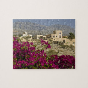 Puzzle Oman, montagnes du Hajar occidental, Al Hamra. Vil