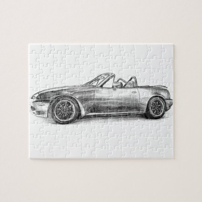 Puzzle Ombre argentée MX5 (Horizontal)