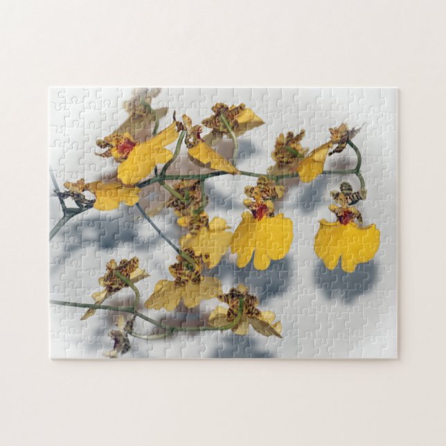 Puzzle Oncidium Yellow Dancing Lady Orchidées (Horizontal)