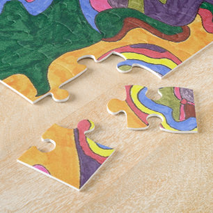 Puzzle "Or" Art Abstrait