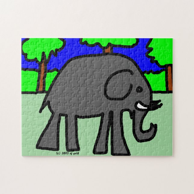 Puzzle or ej - Dieu éléphant (Horizontal)