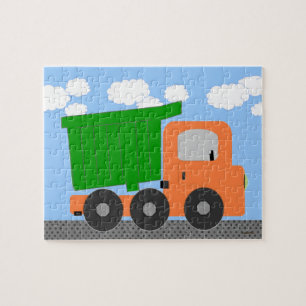 Puzzle Orange Dumb Art numérique de camion