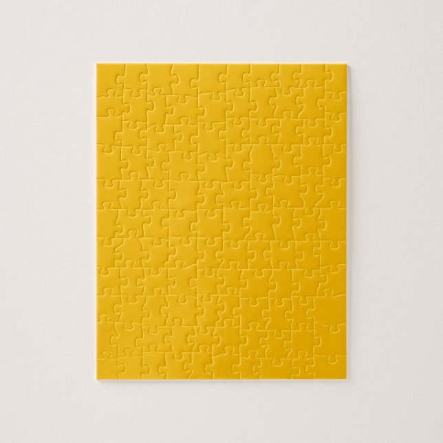 Puzzle Orange Fluorescent Stylé Monochromatique (Vertical)