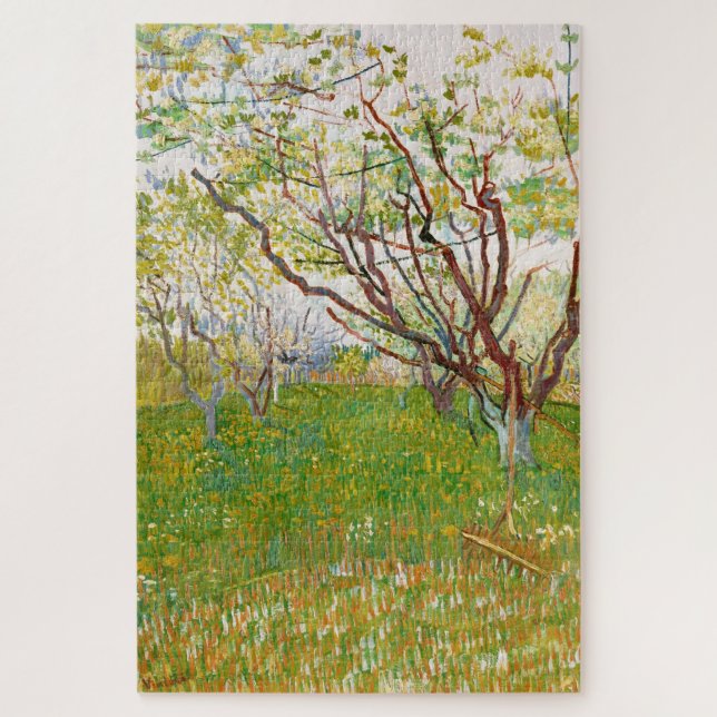 Puzzle Orchard à Bloom Vincent van Gogh art dynamique (Vertical)