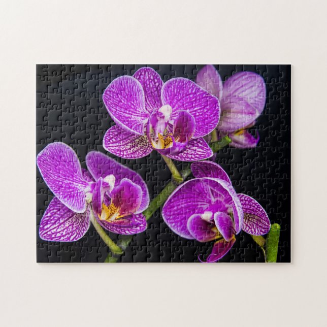 Puzzle Orchidée violette (Horizontal)