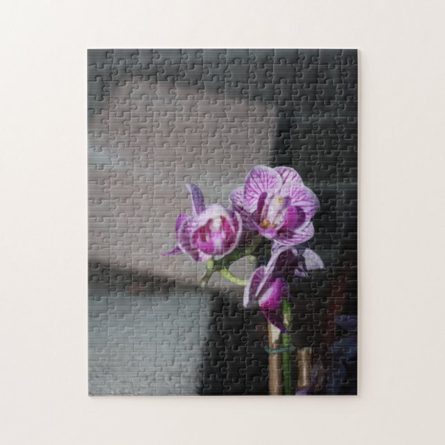 Puzzle Orchidée violette (Vertical)