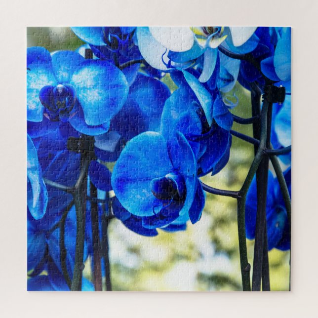 Puzzle Orchidées bleues (Vertical)