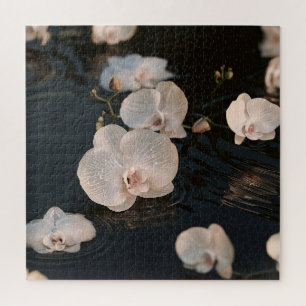 Puzzle Orchidées sur eau calme