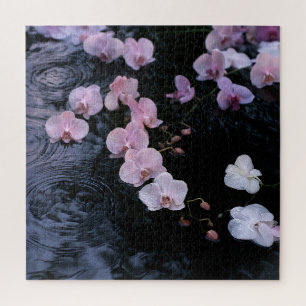 Puzzle Orchidées sur eau calme