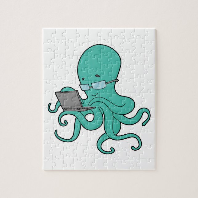 Puzzle Ordinateur portable Octopus (Vertical)