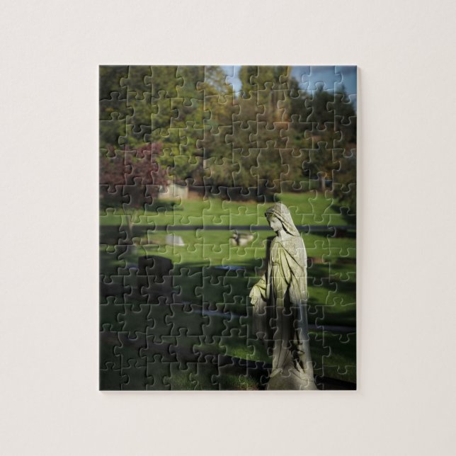 Puzzle Oregon, Lac Oswego, Cimetière Oswego Pioneer (Vertical)