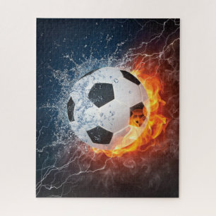 Puzzle Oreiller de lancer en forme de ballon de football/