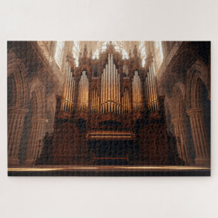 Puzzle Orgue à tuyaux de la cathédrale gothique