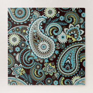 Puzzle Oriental Paisley Vintage Motif sans fil