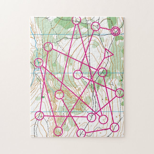Puzzle - Orienteering course (Vertical)