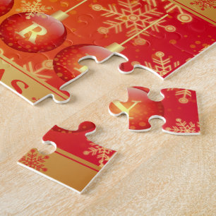 Puzzle Ornaments rouges