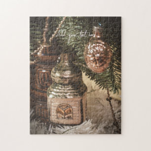 Puzzle Ornements de Noël vintage