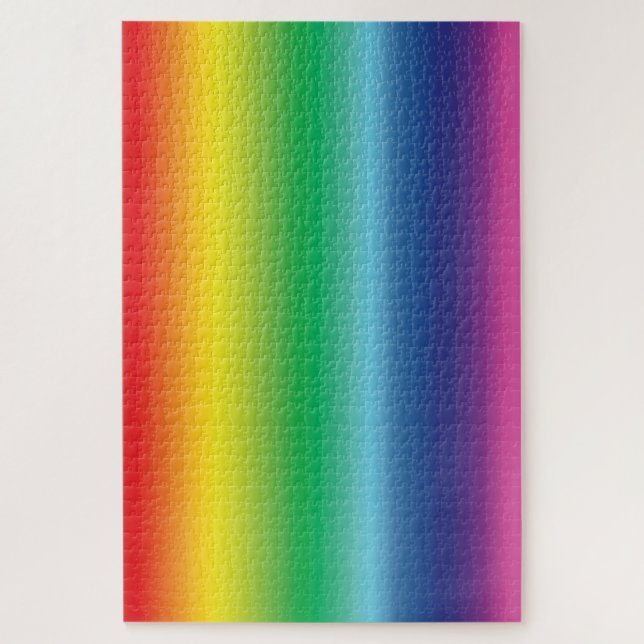 Puzzle orteil arc-en-ciel couleurs lgbt (Vertical)