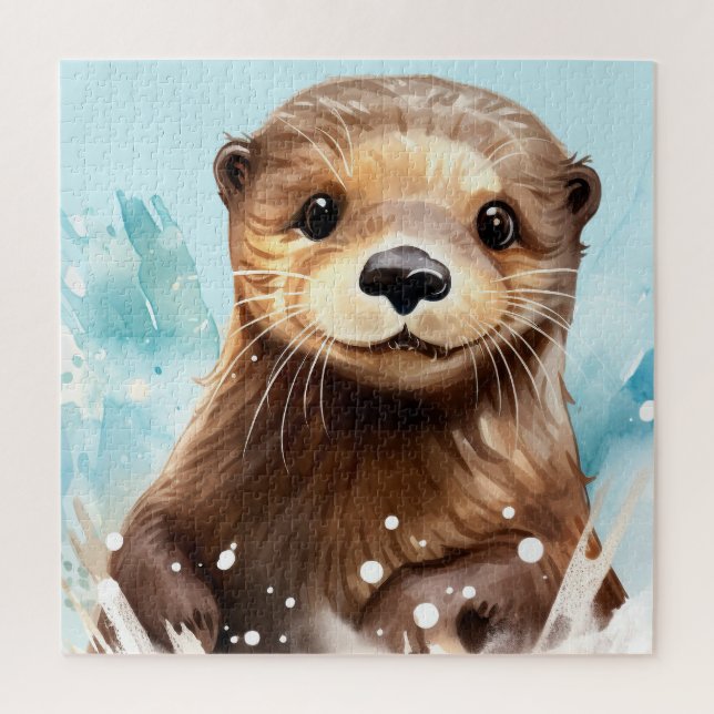 Puzzle Otter (Vertical)