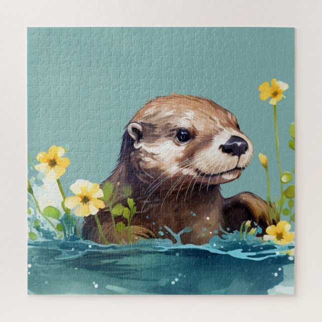 Puzzle Otter (Vertical)