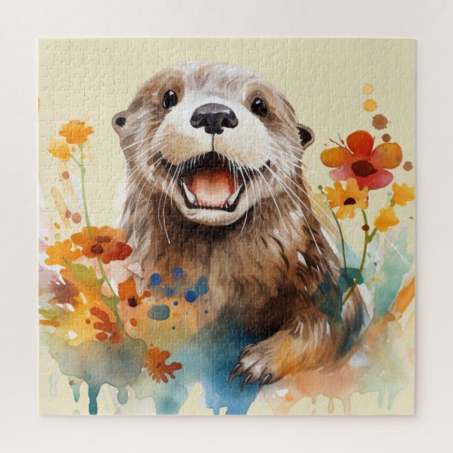 Puzzle Otter (Vertical)