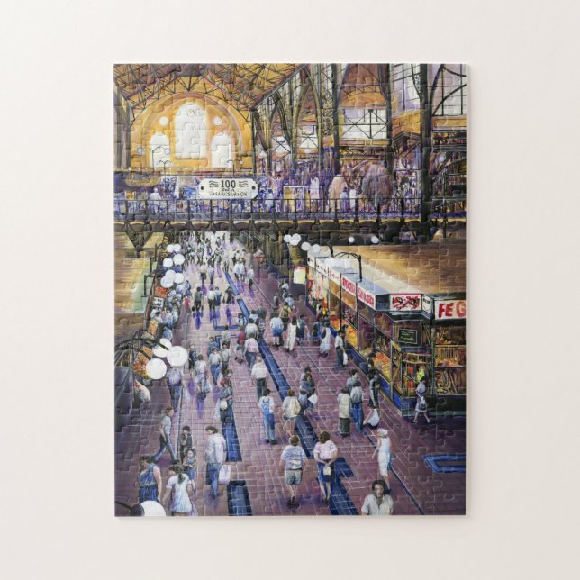 Puzzle Où est le garde-eau pour femmes ?Budapest (Vertical)