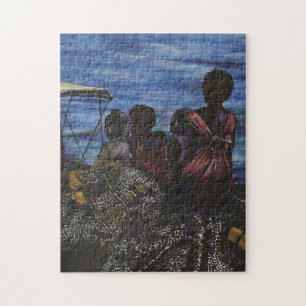 Puzzle Où est papa ? L'île Harbour