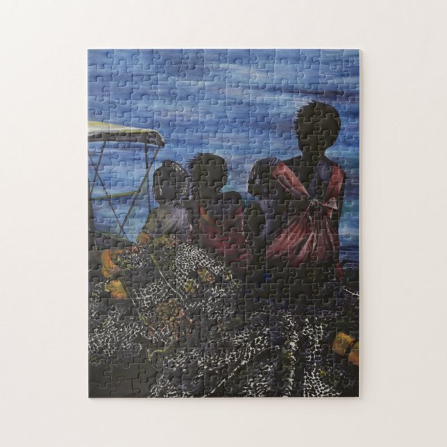 Puzzle Où est papa ? L'île Harbour (Vertical)