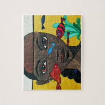 Où les pensées nagent | Art de femme noire afrocen